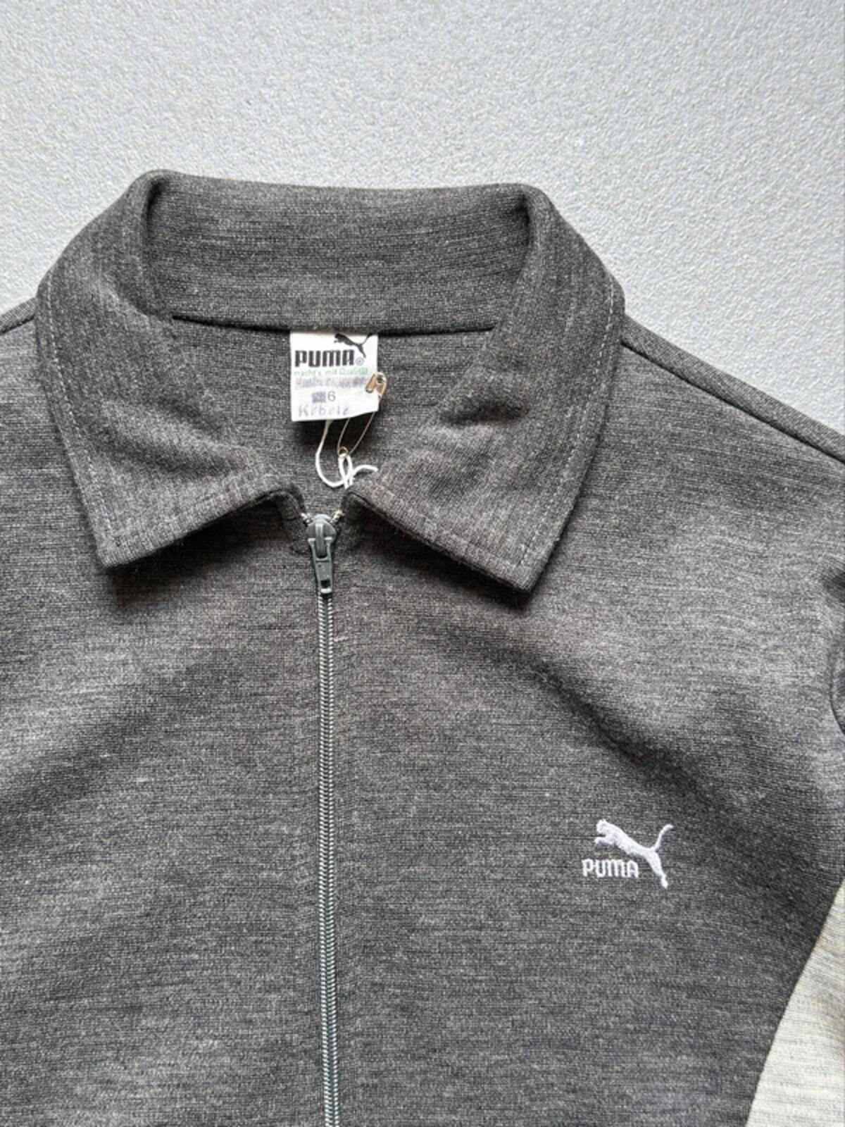Puma 80s Casual Track Jacket Large Grey