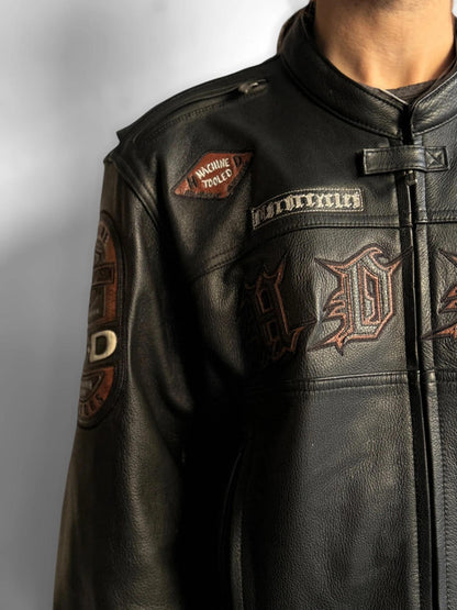 Harley Davidson Leather Biker Jacket XXL