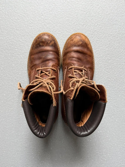 Panama Jack Brown Leather Lace Up Ankle Boots 39W / UK6