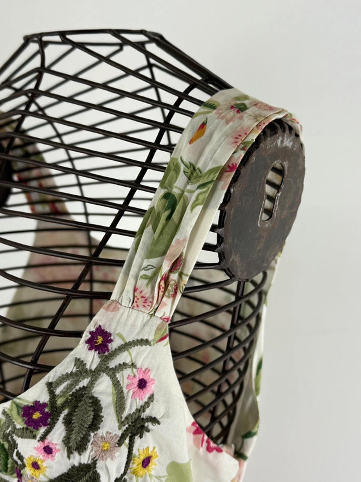 Rocha John Rocha Floral Embroidered Y2K Dress Size 14