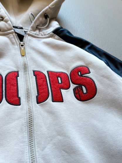 Nike Hoops 90s Basketball Zip Hoodie Baggy Fit