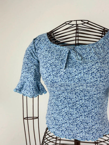 Pimkie Cropped Puff Sleeve Blouse 8 / 10