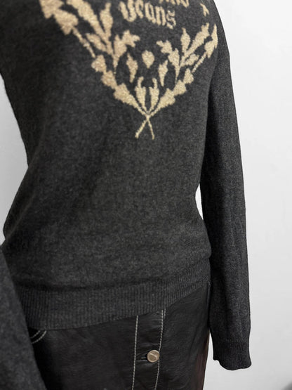 Moschino Y2K Roll Neck Merino Wool Jumper Small