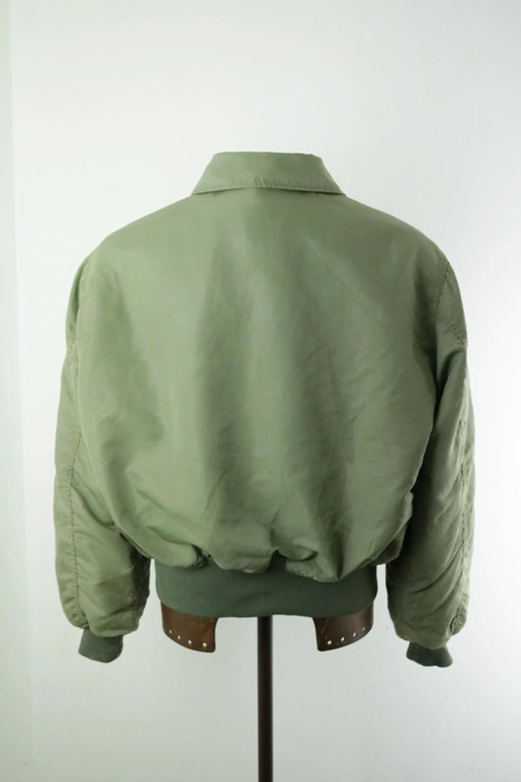 Levi's Cropped Flight Bomber Jacket Large Vintage 90s Khaki