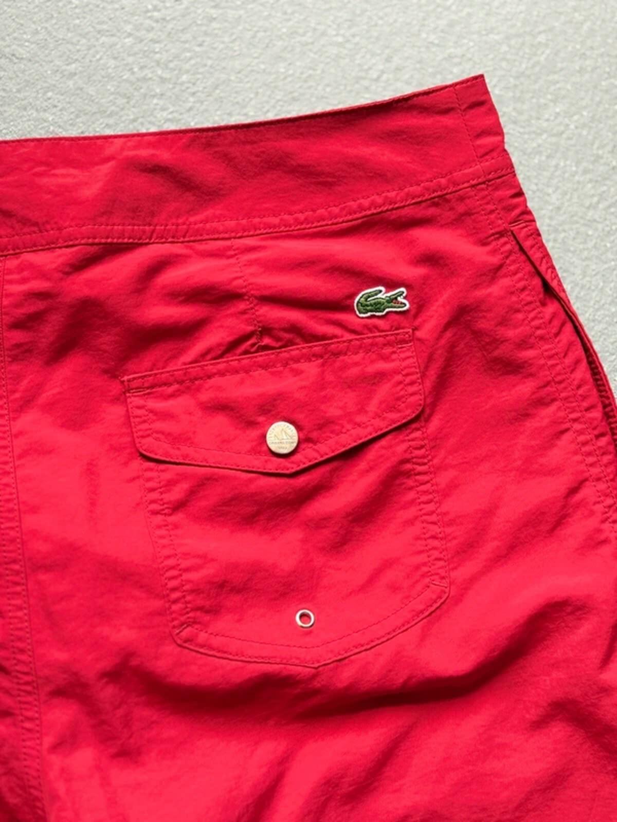 Lacoste Swim Boards Shorts Medium Red