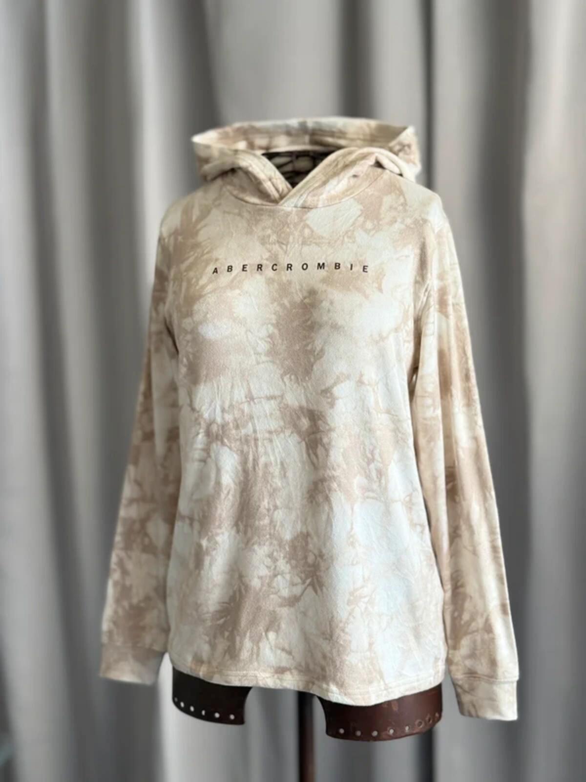 Abercrombie Pullover Hoodie Beige 14 Years