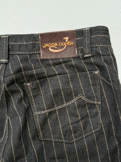 Jacob Cohen Luxury Wool Pinstripe Trousers 38”