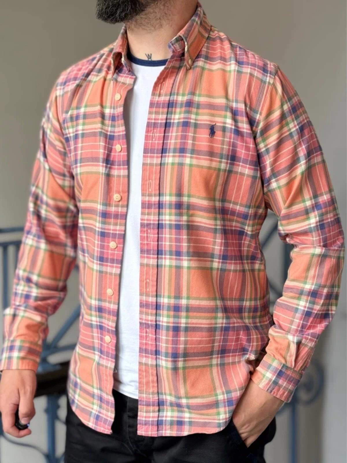 Ralph Lauren Vintage Check Flannel Shirt Medium