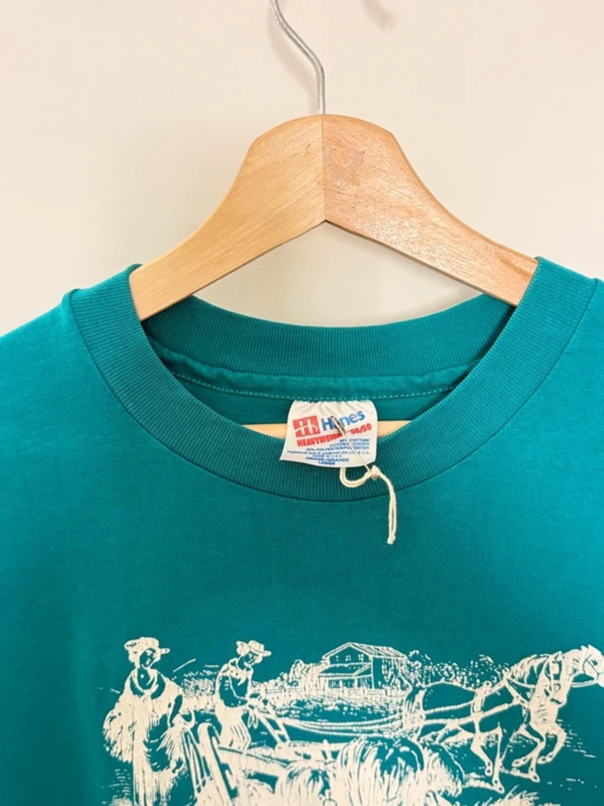 Vintage Single Stitch 80s Americana T Shirt Large