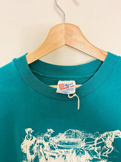 Vintage Single Stitch 80s Americana T Shirt Large