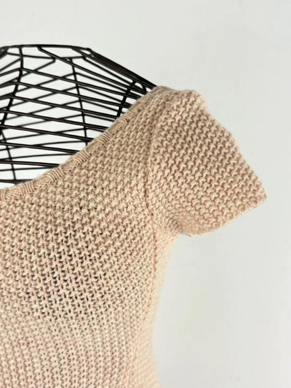 Anna Molinari Wool Knitted Mini Dress XS