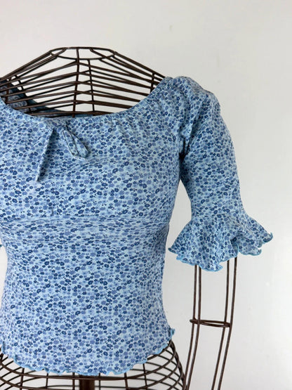 Pimkie Cropped Puff Sleeve Blouse 8 / 10