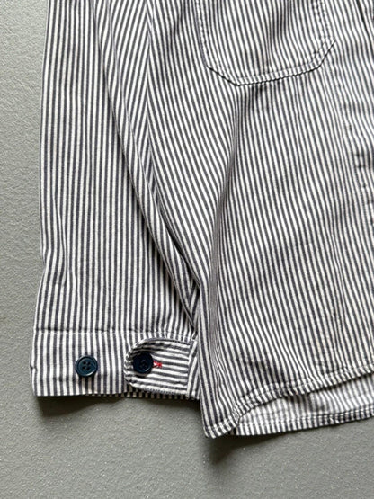 Replay 80s Railroad Stripe Chore Shirt Medium