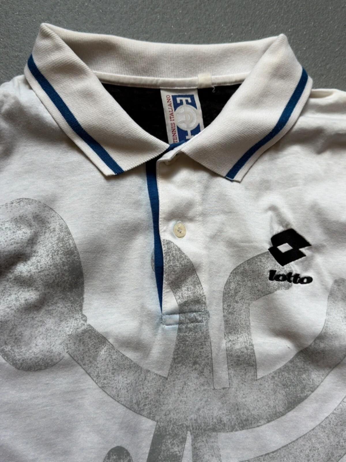 Lotto 90s Vintage Polo Shirt XL