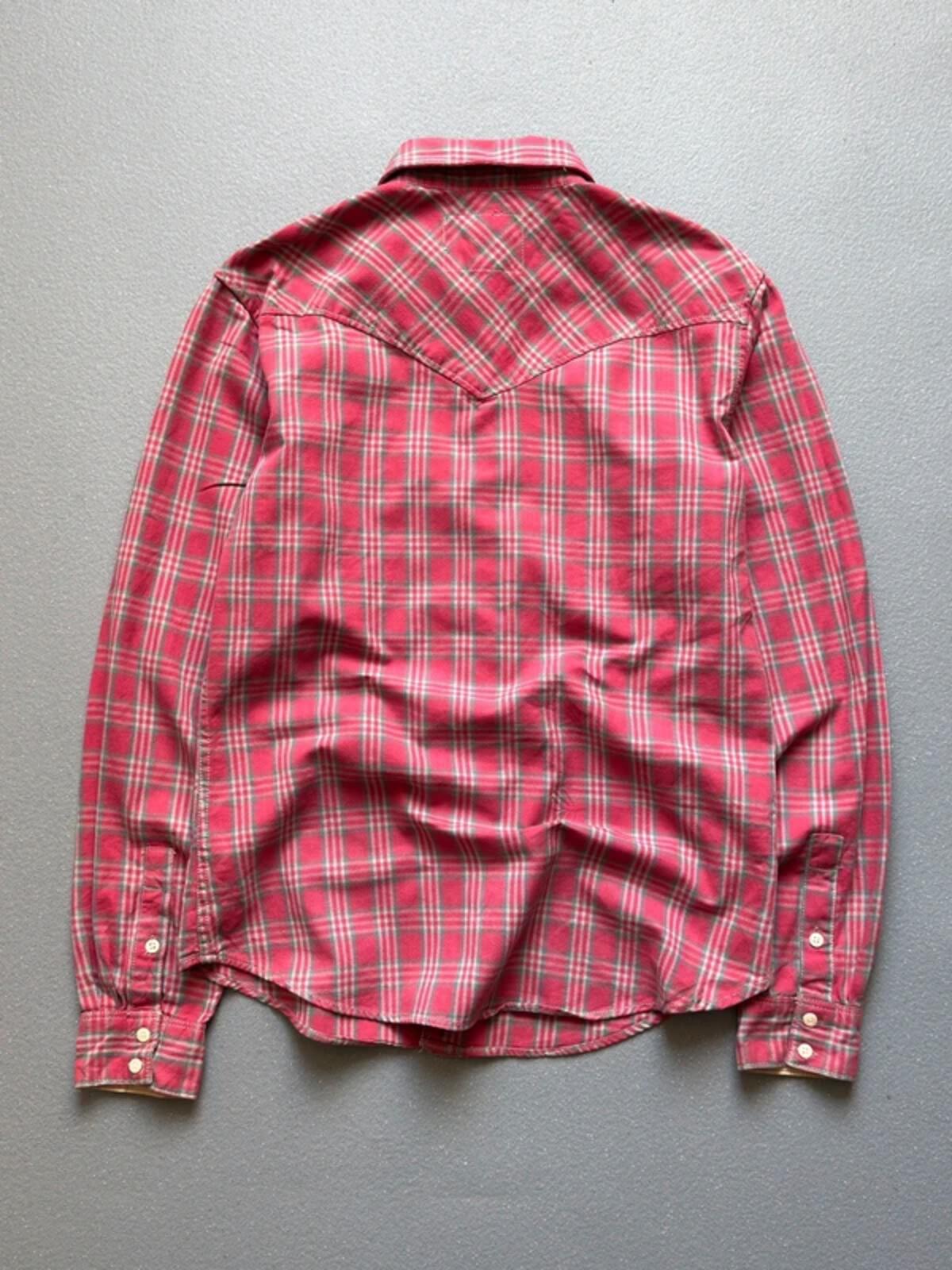 Christian Audigier Check Western Flannel Shirt Medium