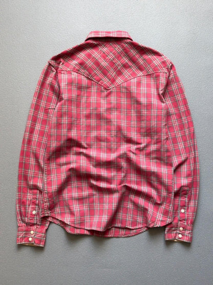 Christian Audigier Check Western Flannel Shirt Medium