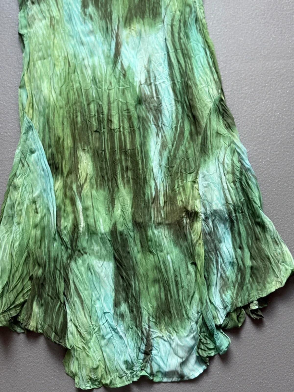 Y2K M&S Floaty Ruffled Strap Dress Maxi Size 12