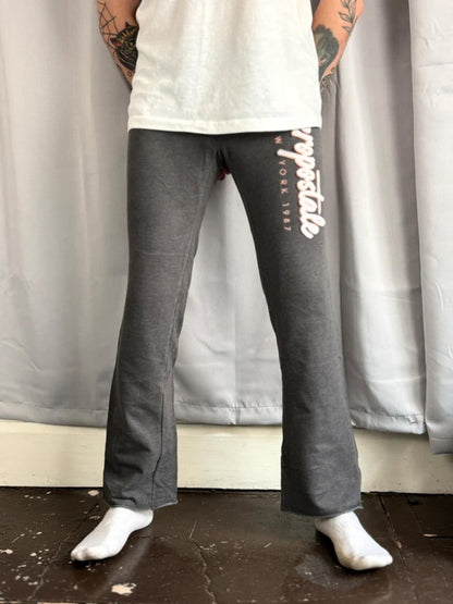 Aeropostale Y2K Bootcut Jogging Bottoms Medium Ladies