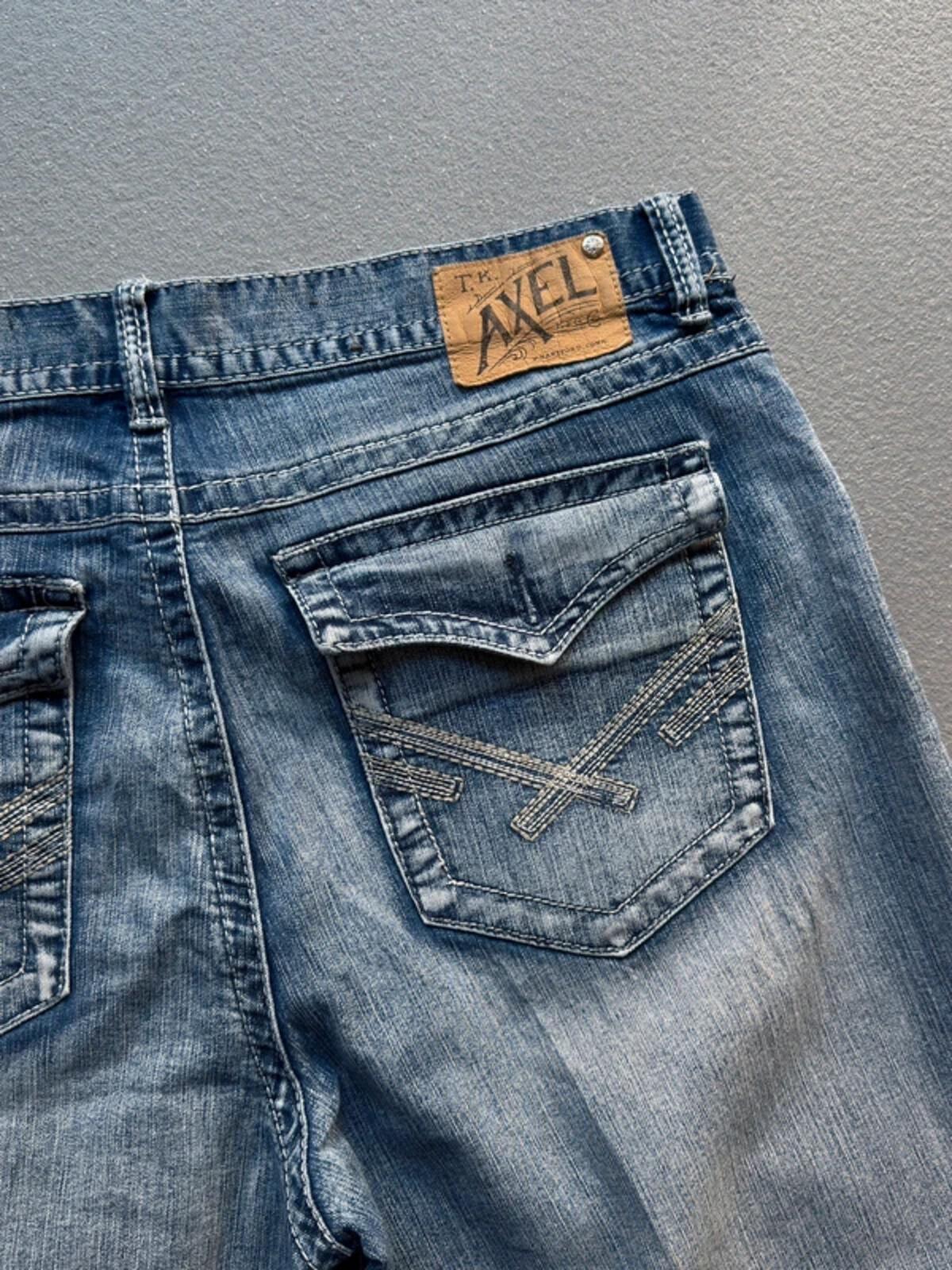 Y2K Baggy Axel Denim Shorts 38”