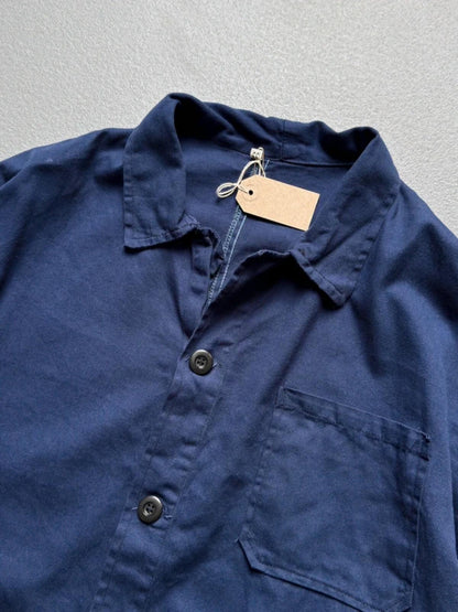 Navy French Work Jacket XL Vintage