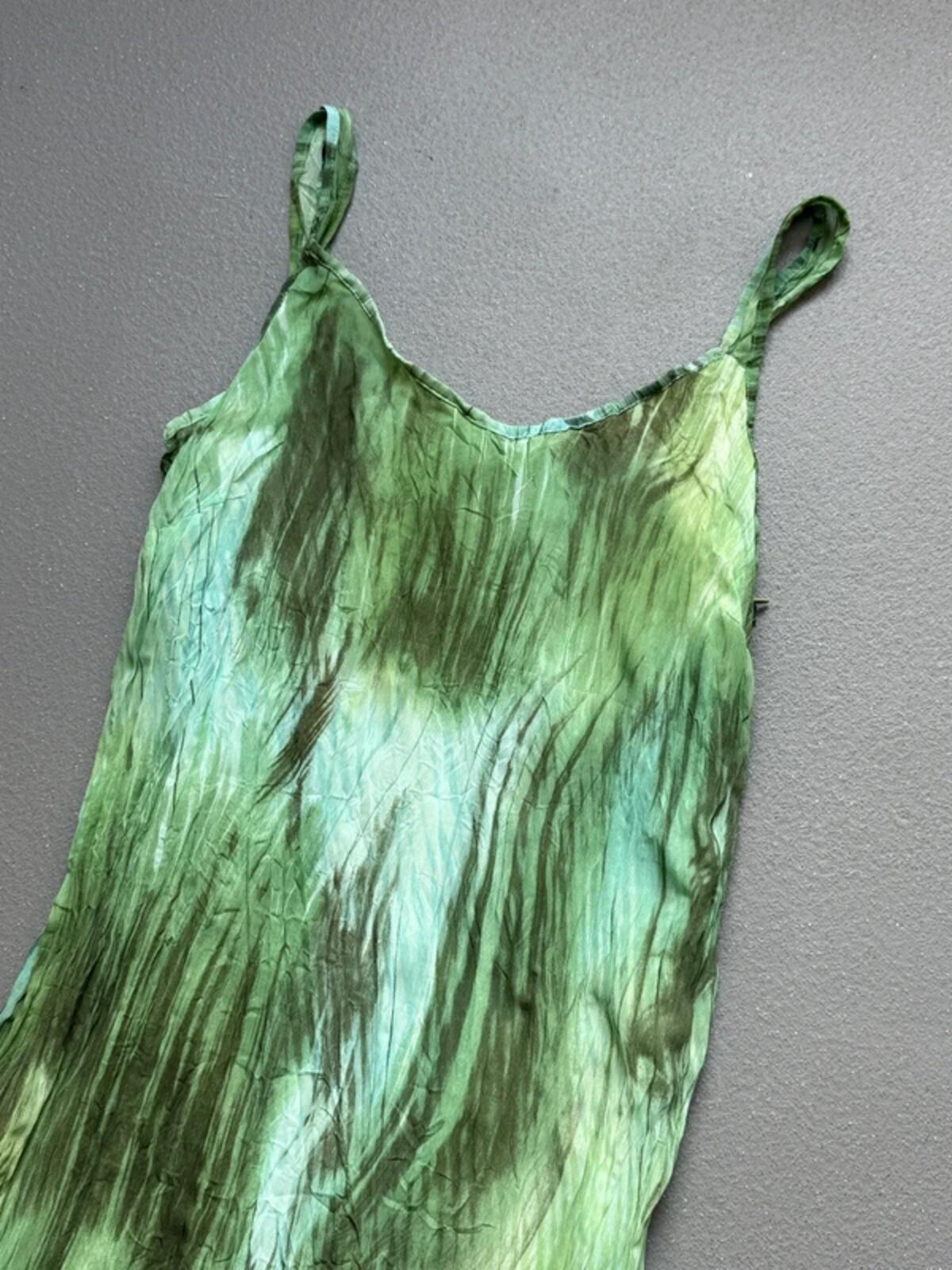 Y2K M&S Floaty Ruffled Strap Dress Maxi Size 12