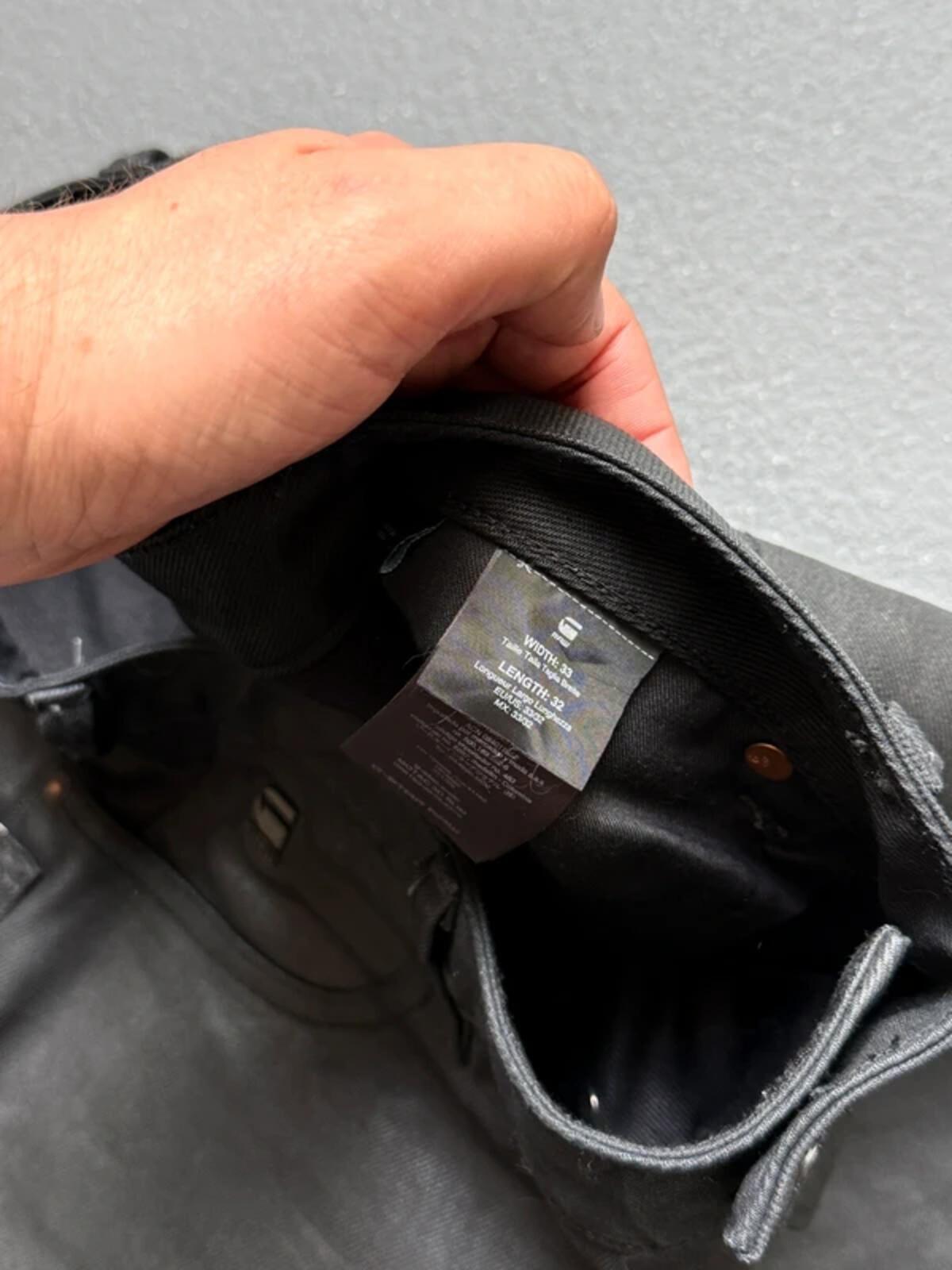 G Star Raw Motac 3D Slim Biker Trousers 33”