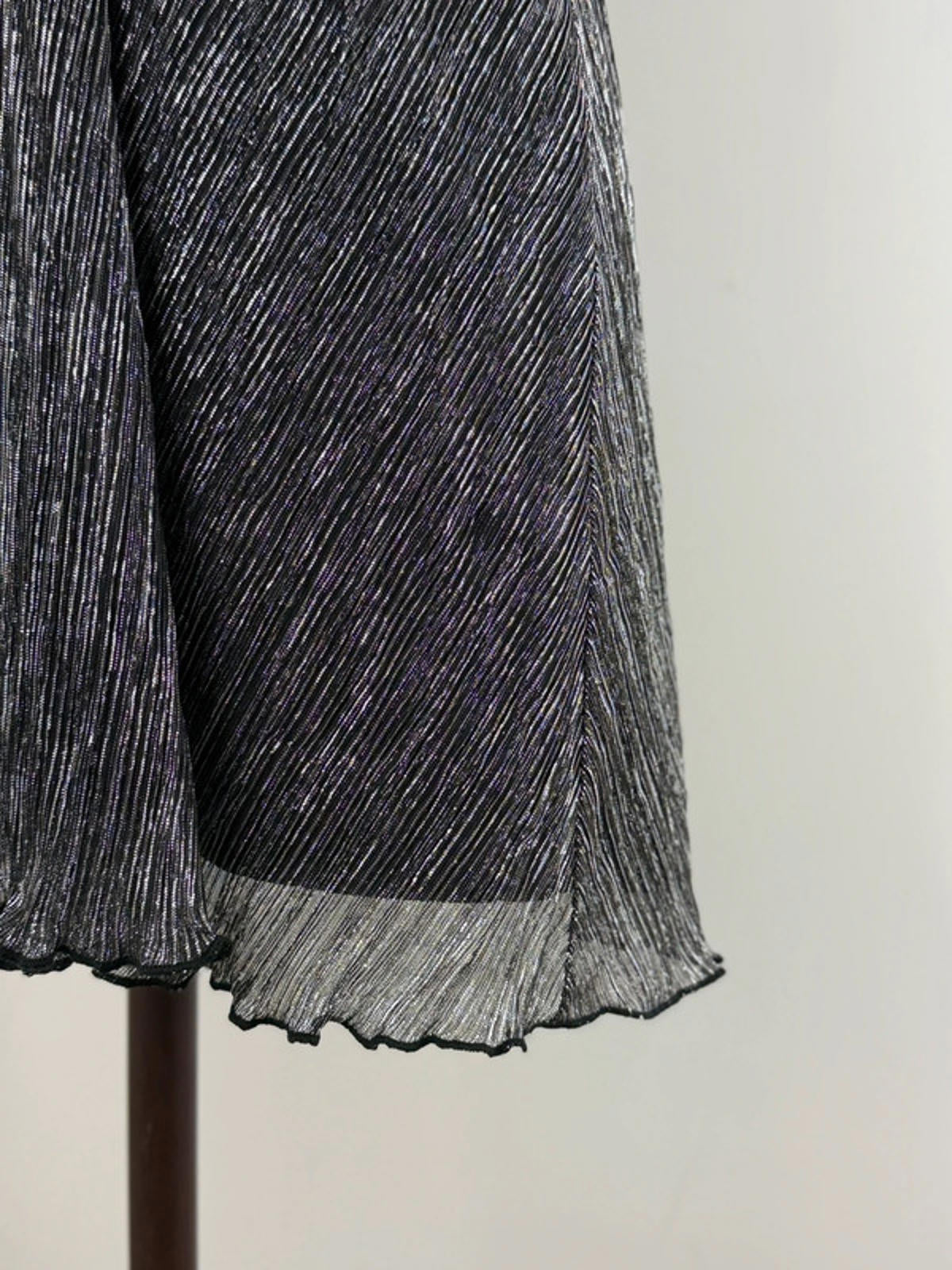 Metallic Backless Dress Size 4 Y2K Miss Selfridge