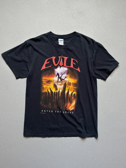 Evile Thrash Metal Band T Shirt Medium