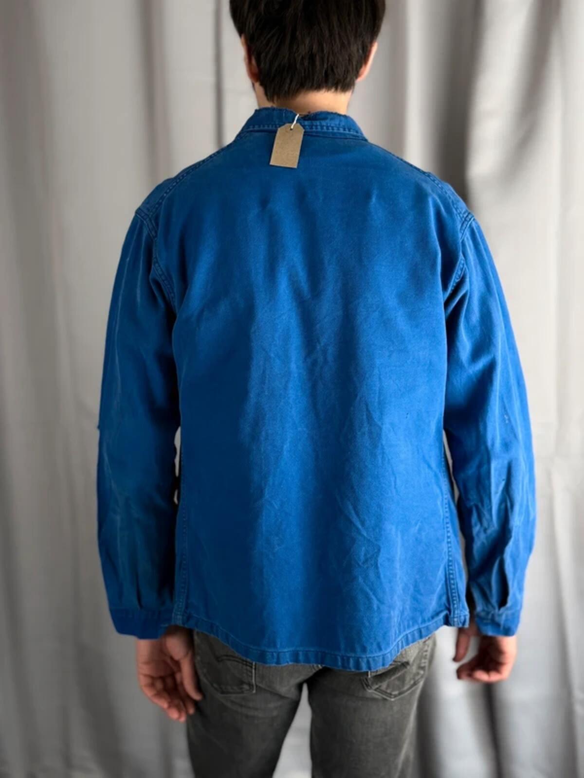 70s French Work Jacket Distressed Medium