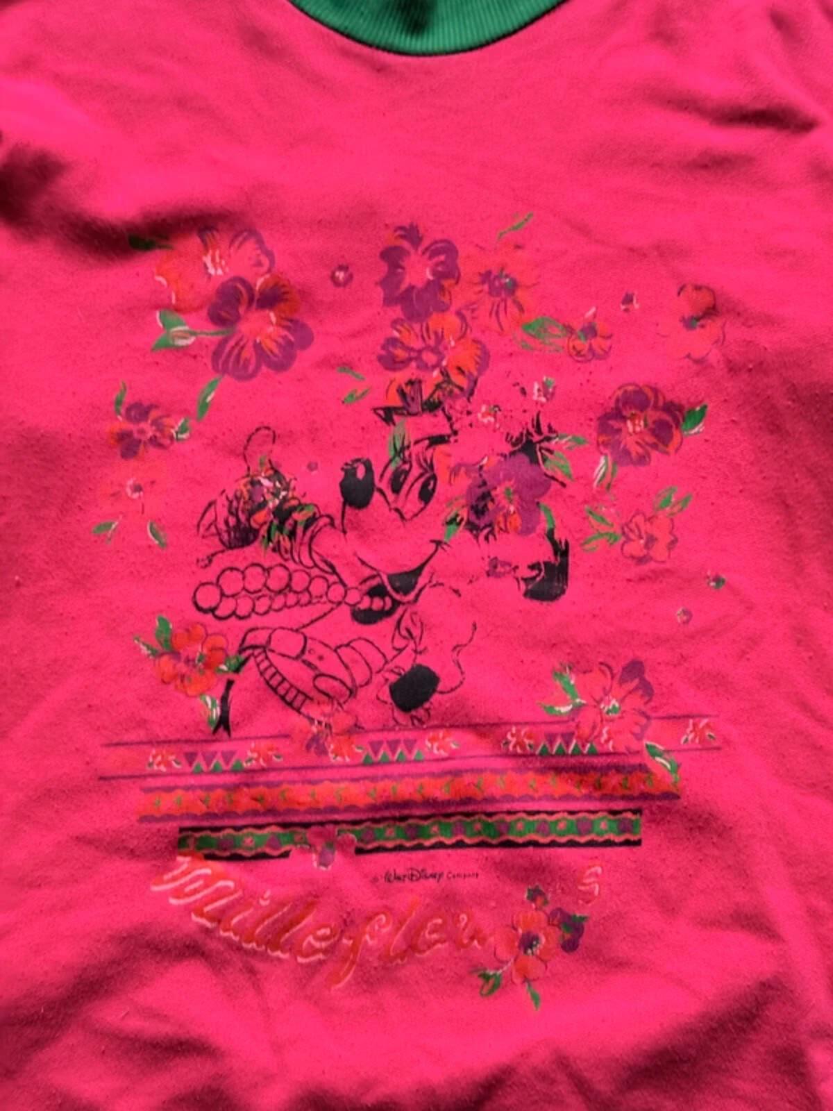 Disney Sweatshirt Vintage 80s Large Ladies Minnie Mouse