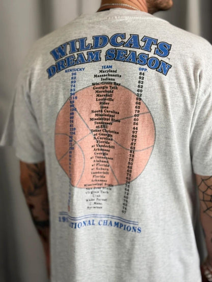 Vintage Single Stitch Kentucky Basketball T Shirt Large