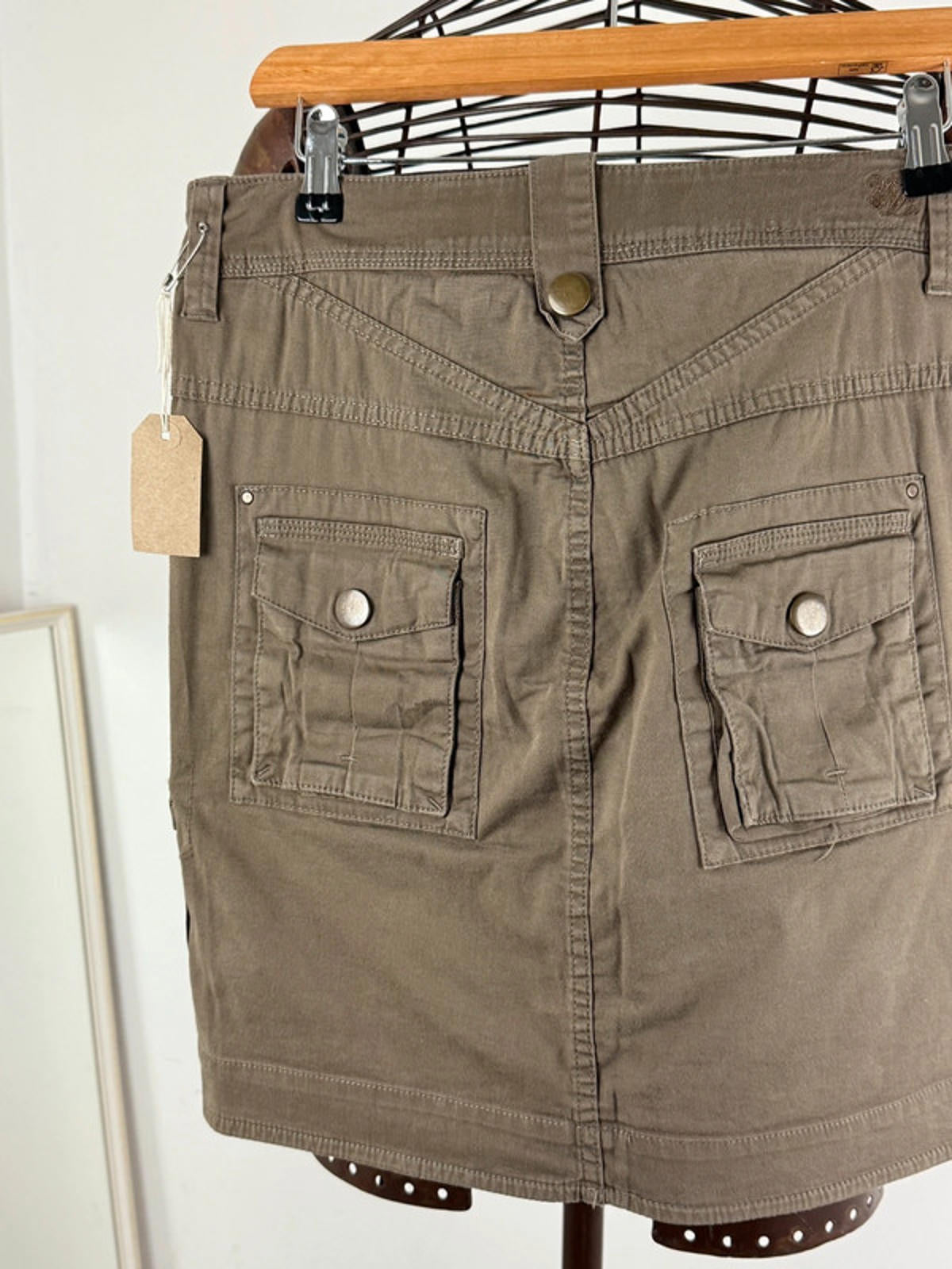 Utility Skirt Khaki Y2K Size 8