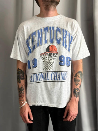 Vintage Single Stitch Kentucky Basketball T Shirt Large