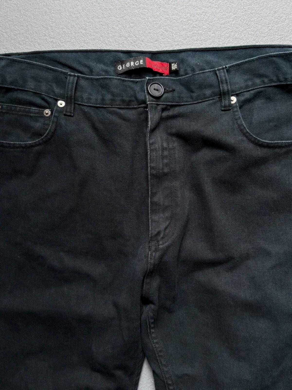Baggy Fit 90s Black Jeans 36 x 29