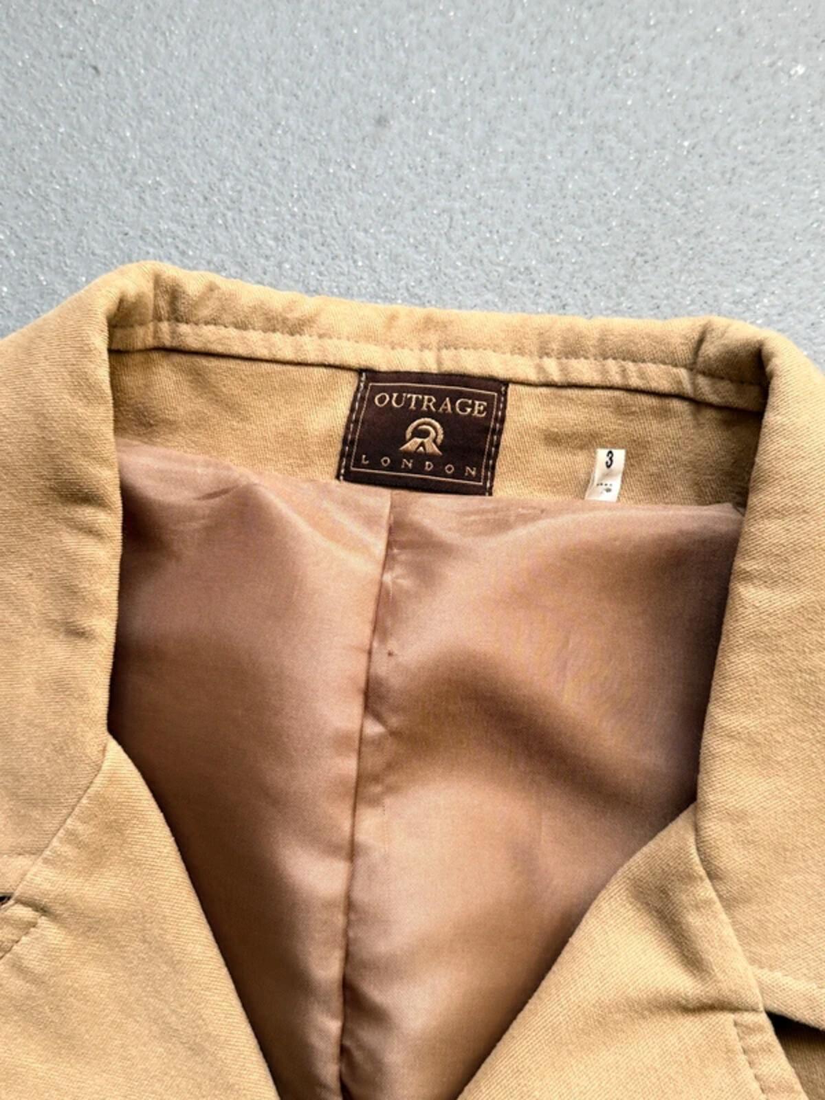 70s Vintage Outrage London Utility Safari Work Jacket Large