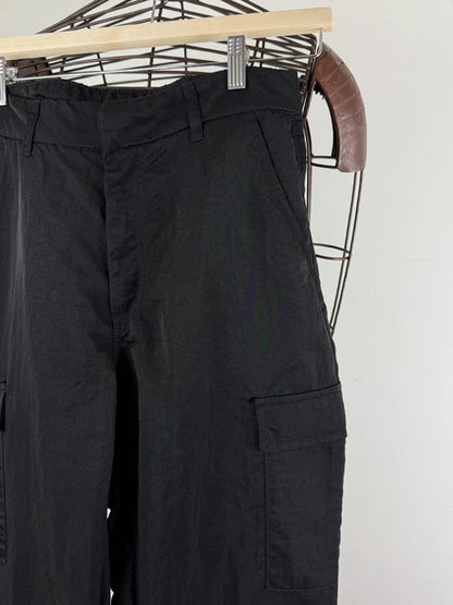 Y2K Baggy Cargo Nylon Trousers Size 10