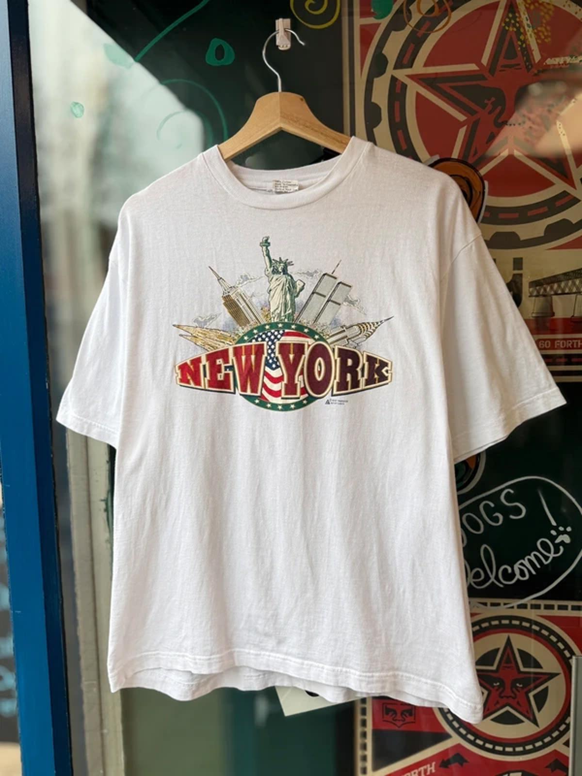 Vintage New York City T Shirt 90s XL