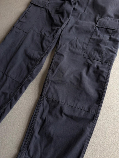 Ripstop Combat Cargo Trousers – Navy – Military Style – W28 L28