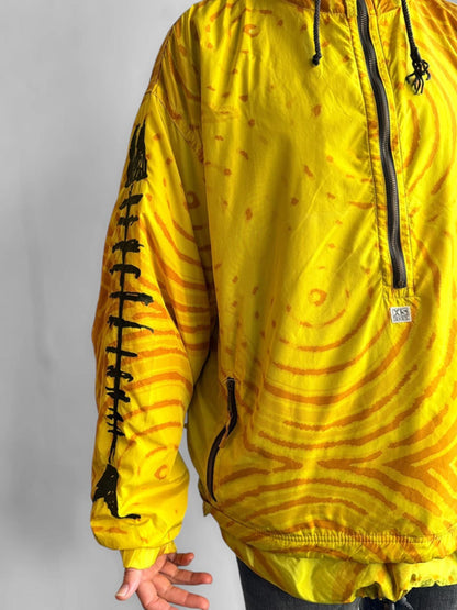 Y2K Ski Surf Rave Smock Pullover Jacket 2XL