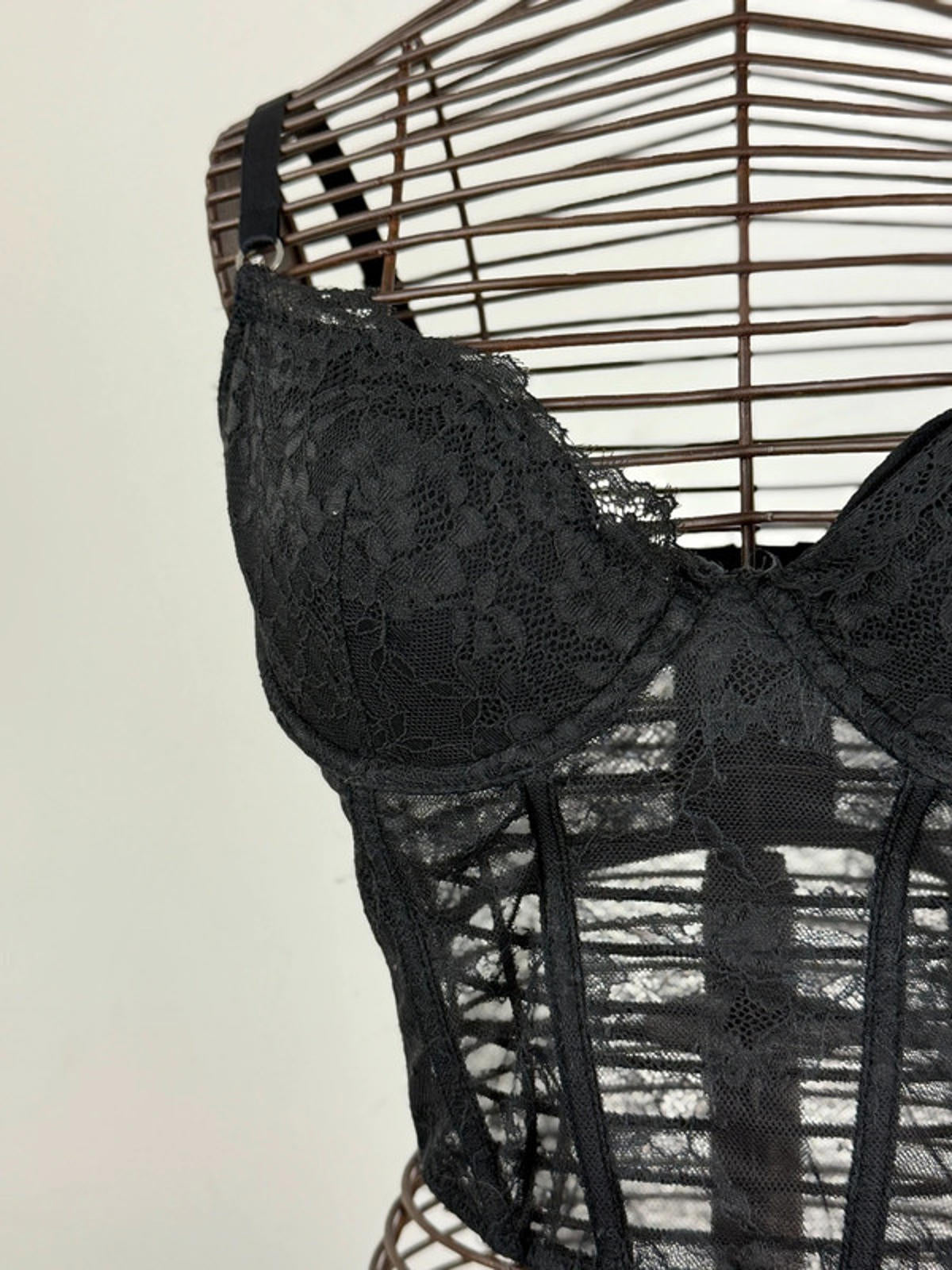 Cropped Lace Cami Lingerie Top 38C