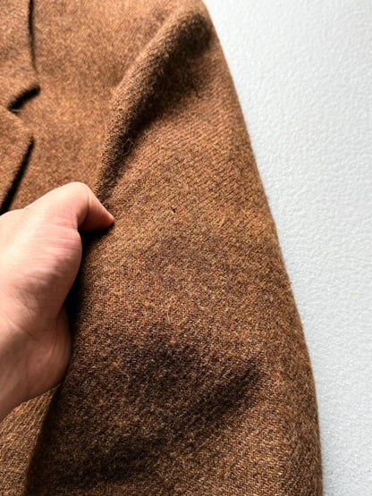 Thomas Burberry Wool Tweed Jacket Vintage 90s 48”