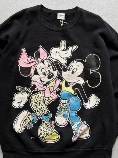 80s Vintage Disney Minnie Mickey Sweatshirt XL