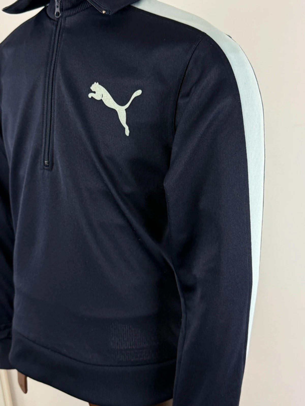 Puma 80s 1/4 Zip Track Sweater Small