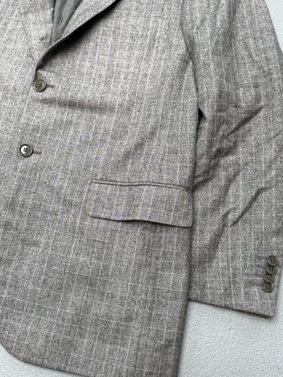 Pal Zileri Grey Lilac Check Wool Jacket IT50