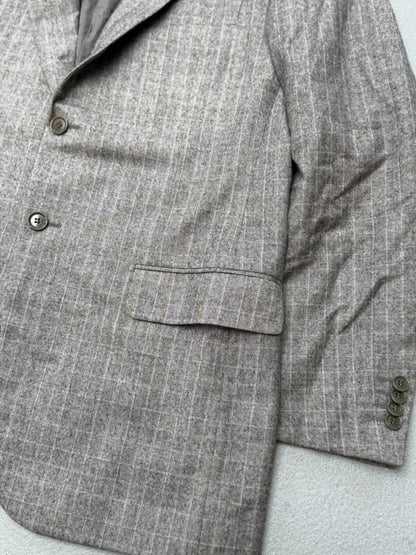 Pal Zileri Grey Lilac Check Wool Jacket IT50