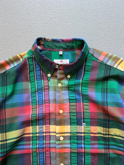 Vintage Madras Check Shirt XL