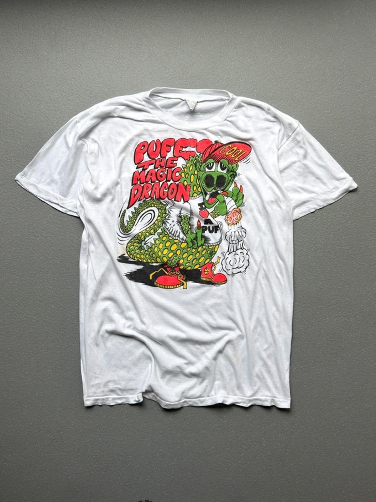 Vintage Single Stitch 80s Puff The Magic Dragon T Shirt XL