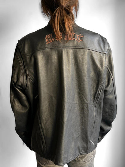 Harley Davidson Leather Biker Jacket XXL