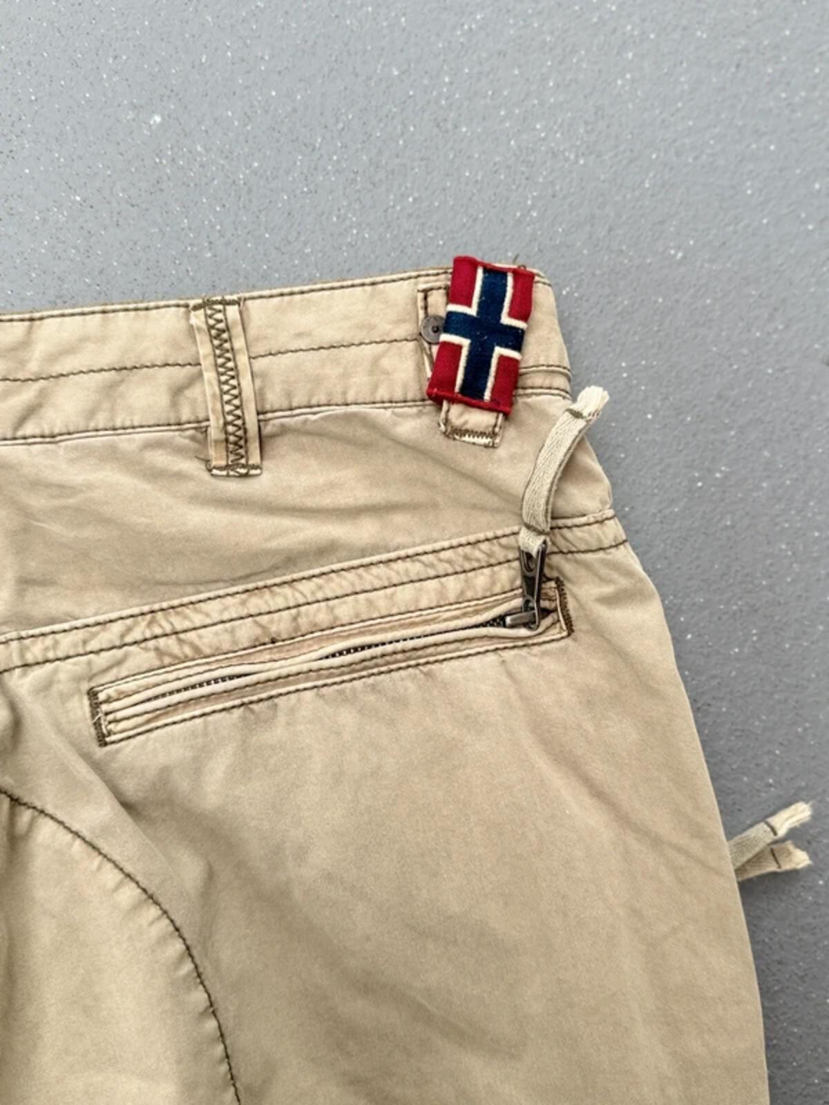 Napapijri Khaki Cargo Trousers 34”