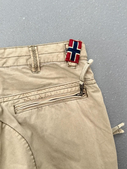 Napapijri Khaki Cargo Trousers 34”